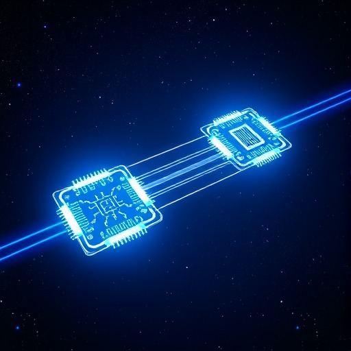 科学家实现量子芯片远距离瞬间通信(图1) 科学家实现量子芯片远距离瞬间通信(图1)