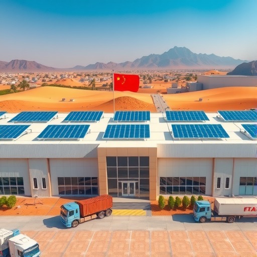 林毅夫考察中天摩洛哥工厂，肯定其一带一路战略贡献(图1)