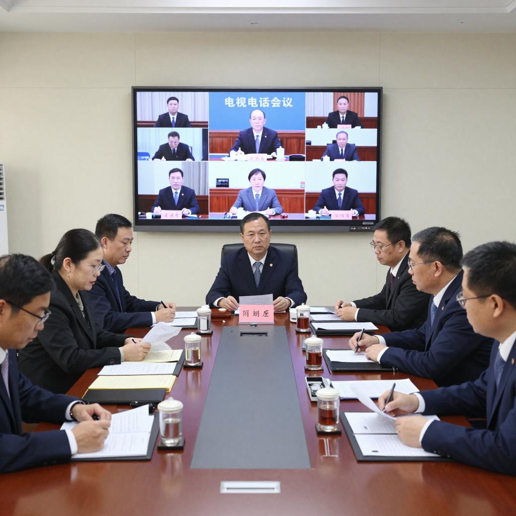 民政部等部门联合召开打击整治非法社会组织电视电话会议(图1)