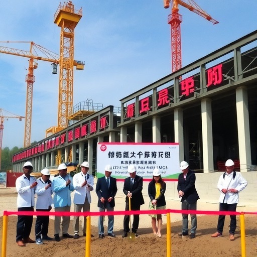 金华市创捷电子新厂房举行奠基仪式(图1)