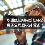 华通线缆拟内部划转全资子公司股权并增资(图3) 华通线缆拟内部划转全资子公司股权并增资(图3)