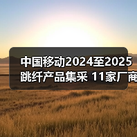中国移动2024至2025跳纤产品集采 11家厂商中标(图2) 中国移动2024至2025跳纤产品集采 11家厂商中标(图2)