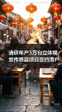 清研年产3万台立体视觉传感器项目签约落户安徽芜湖(图3) 清研年产3万台立体视觉传感器项目签约落户安徽芜湖(图3)