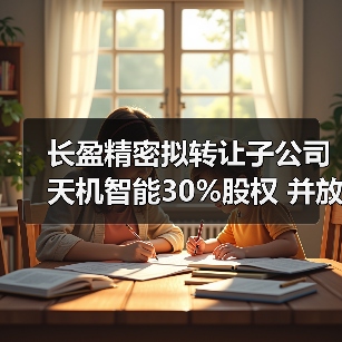 长盈精密拟转让子公司天机智能30%股权 并放弃2000万元优先认缴权(图2) 长盈精密拟转让子公司天机智能30%股权 并放弃2000万元优先认缴权(图2)