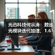 光迅科技何宗涛：数通光模块迭代加速，1.6T产品有望批量部署（图1）