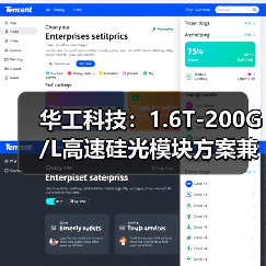 华工科技:1.6T-200G/L高速硅光模块方案兼容薄膜铌酸锂调制器(图2) 华工科技:1.6T-200G/L高速硅光模块方案兼容薄膜铌酸锂调制器(图2)