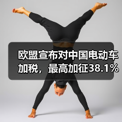 欧盟宣布对中国电动车加税,最高加征38.1%(图4) 欧盟宣布对中国电动车加税,最高加征38.1%(图4)