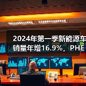 2024年第一季新能源车销量年增16.9%,PHEV突围年增近五成(图1) 2024年第一季新能源车销量年增16.9%,PHEV突围年增近五成(图1)