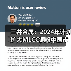 三井金属：2024年计划扩大MLCC铜粉中国市场份额（图1）