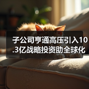 子公司亨通高压引入10.3亿战略投资助全球化布局(图4) 子公司亨通高压引入10.3亿战略投资助全球化布局(图4)