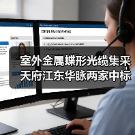室外金属蝶形光缆集采天府江东华脉两家中标(图2) 室外金属蝶形光缆集采天府江东华脉两家中标(图2)