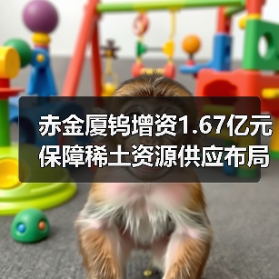 赤金厦钨增资1.67亿元 保障稀土资源供应布局（图1）