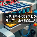 立讯精密投资21亿收购昆山厂，成全球第二大iPhone组装商？（图2）