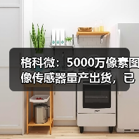 格科微:5000万像素图像传感器量产出货,已进入手机后主摄市场(图3) 格科微:5000万像素图像传感器量产出货,已进入手机后主摄市场(图3)