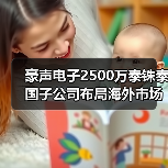 豪声电子2500万泰铢泰国子公司布局海外市场（图4）