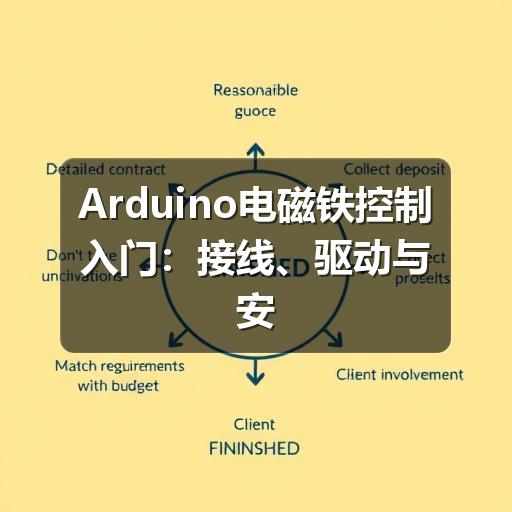 Arduino电磁铁控制入门:接线、驱动与安全注意事项(图3) Arduino电磁铁控制入门:接线、驱动与安全注意事项