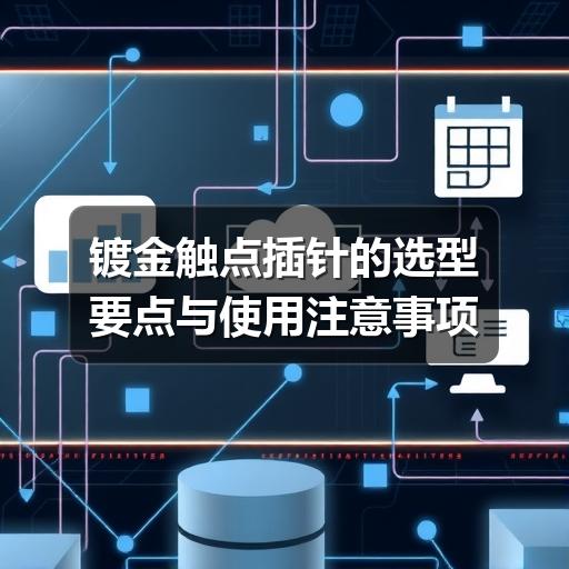 镀金触点插针的选型要点与使用注意事项(图3) 镀金触点插针的选型要点与使用注意事项